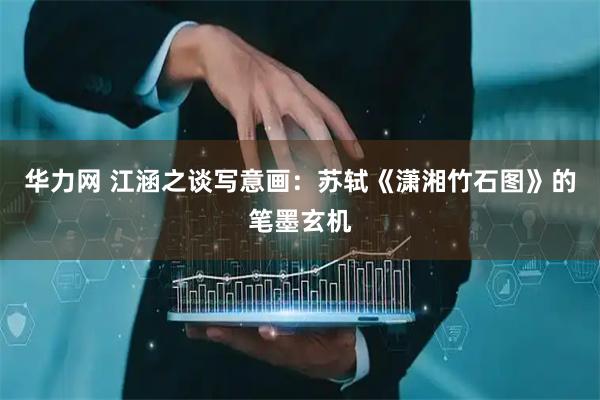 华力网 江涵之谈写意画：苏轼《潇湘竹石图》的笔墨玄机